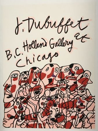 Siebdruck Dubuffet - B.C. Holland Gallery, Chicago