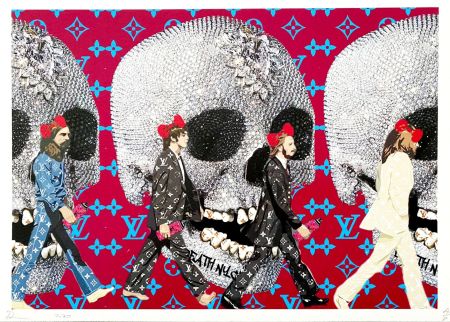 Digitale Druckgrafik Death Nyc - Beatles Skulls