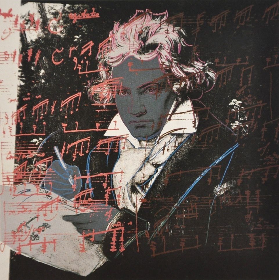 Siebdruck Warhol - Beethoven (FS II.391)