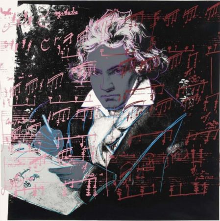 Siebdruck Warhol - Beethoven (FS II.391)