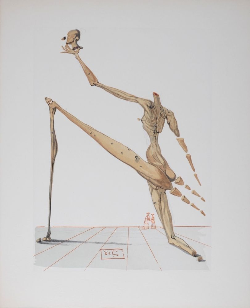 Lithographie Dali - Bertrand de Born