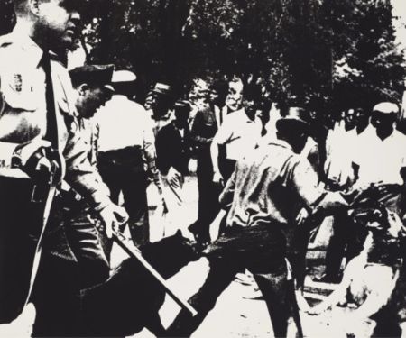 Siebdruck Warhol - Birmingham Race Riot (F.S. II.3)
