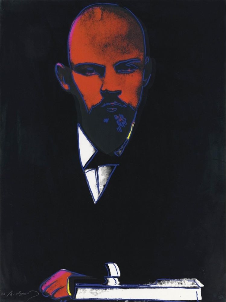 Siebdruck Warhol - Black Lenin (FS II.402)