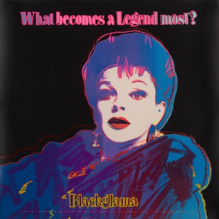Siebdruck Warhol - Blackglama (Judy Garland)