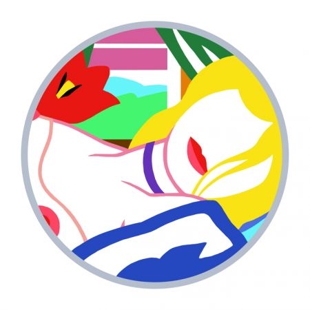 Siebdruck Wesselmann - Blonde Vivienne