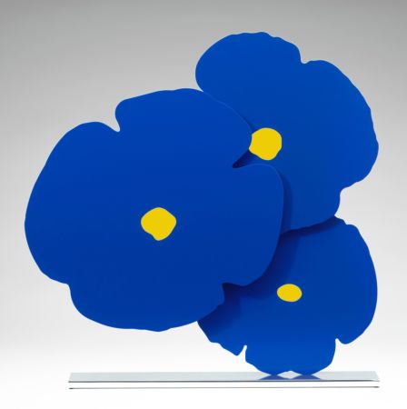 Multiple Sultan - Blue and Yellow Poppies