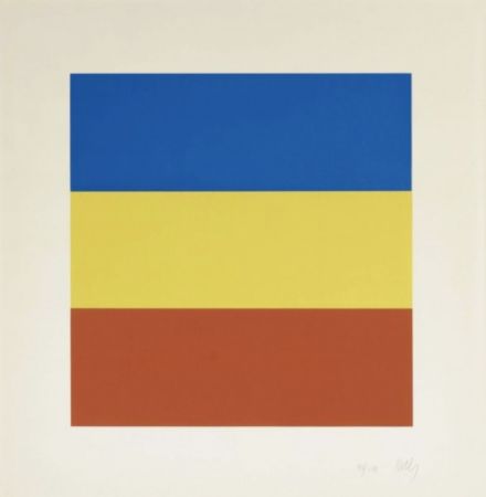 Siebdruck Kelly - Blue, Yellow, Red