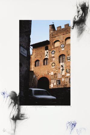 Digitale Druckgrafik Pignon-Ernest - Boccaccio/Certaldo