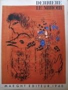 Lithographie Chagall - Bouquet à l'oiseau