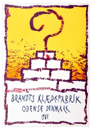 Plakat Alechinsky - Brandts Klædefabrik