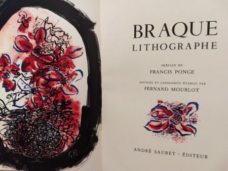 Illustriertes Buch Braque - Braque Lithographie
