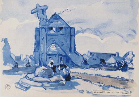 Plakat Méheut - Bretagne, La Chapelle au Calvaire, c