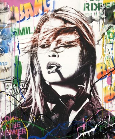 Siebdruck Mr. Brainwash - Brigitte Bardot