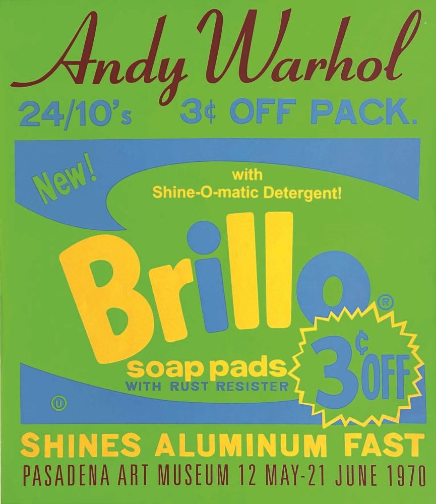 Siebdruck Warhol - Brillo