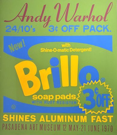 Siebdruck Warhol - Brillo