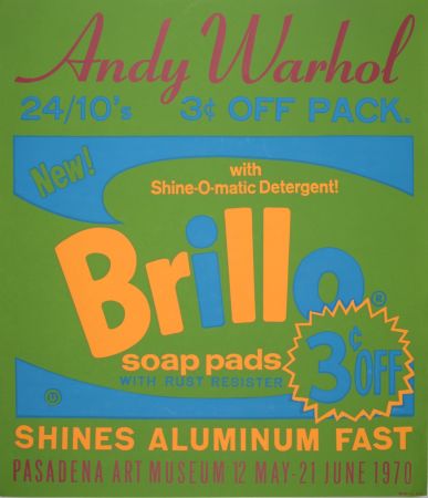 Siebdruck Warhol - Brillo, 1970 - For iconic Pasadena Museum Exhibition