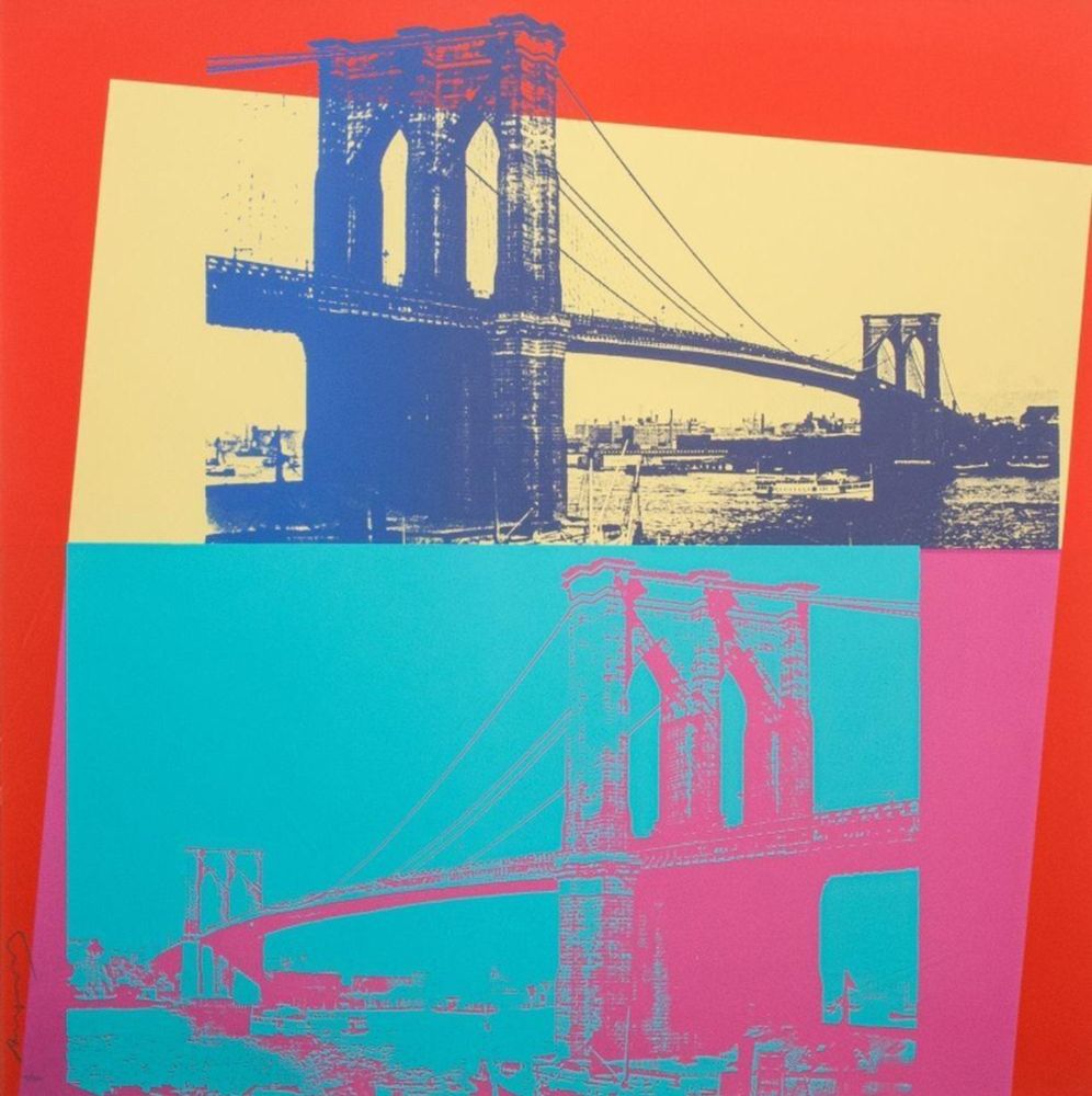 Siebdruck Warhol - Brooklyn Bridge II.290