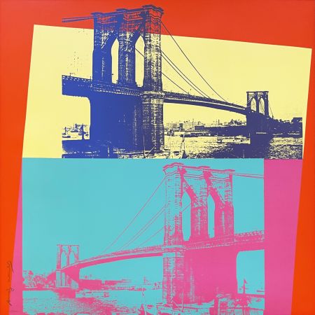 Siebdruck Warhol - Brooklyn Bridge, II.290