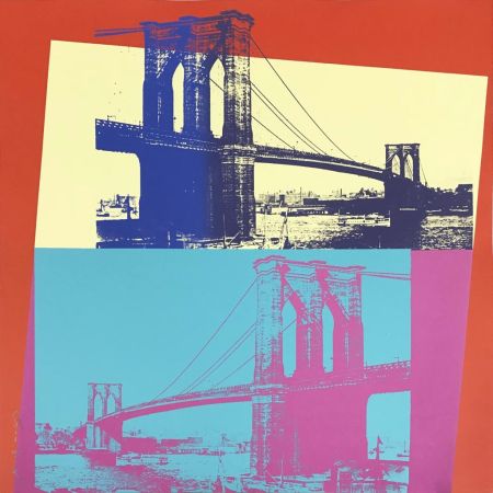 Siebdruck Warhol - Brooklyn Bridge, II.290