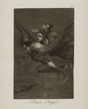 Radierung Und Aquatinta Goya - Buen Viage