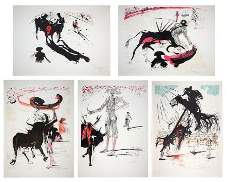 Lithographie Dali - Bullfight Suite (Tauromachie)