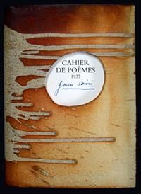 Illustriertes Buch Miró - Cahier de poemes 1937 