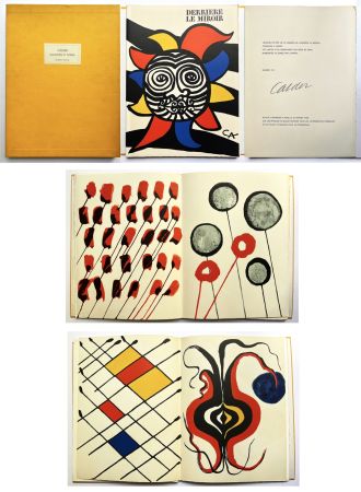 Illustriertes Buch Calder - CALDER OISELEUR DU FER. Derrière Le Miroir n° 156 Deluxe,signé. 9 lithographies (1966)