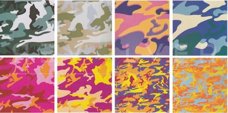 Siebdruck Warhol - Camouflage Complete Portfolio