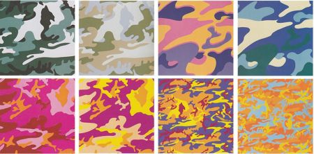 Siebdruck Warhol - Camouflage Complete Portfolio