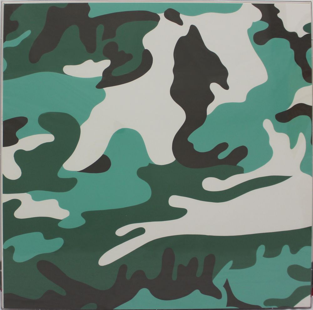 Siebdruck Warhol - Camouflage (FS II.406)