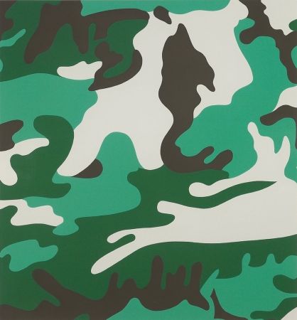 Siebdruck Warhol - Camouflage (FS II.406)