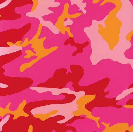 Siebdruck Warhol - Camouflage FS II.408