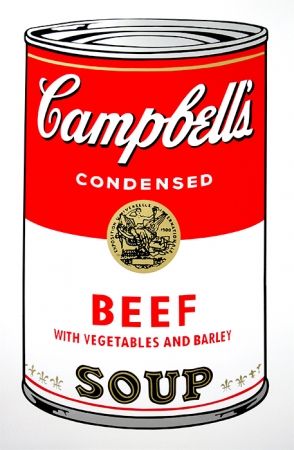 Siebdruck Warhol (After) - Campbell's Soup - Beef