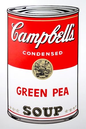 Siebdruck Warhol (After) - Campbell's Soup - Green Pea
