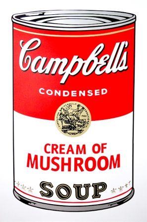 Siebdruck Warhol (After) - Campbell's Soup - Mushroom