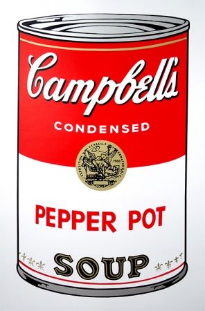 Siebdruck Warhol (After) - Campbell's Soup - Pepper Pot