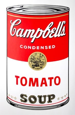 Siebdruck Warhol (After) - Campbell's Soup - Tomato