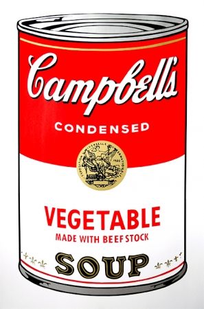 Siebdruck Warhol (After) - Campbell's Soup - Vegetable