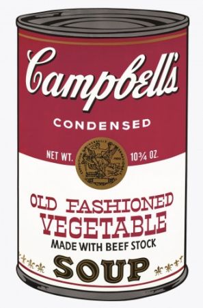 Siebdruck Warhol - Campbell's Soup Can: Old Fashioned Vegetable