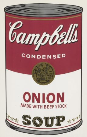 Siebdruck Warhol - Campbell's Soup Can: Onion (F. & S. II.47)