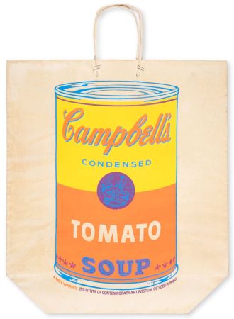 Siebdruck Warhol - Campbell's Soup Can (Tomato)