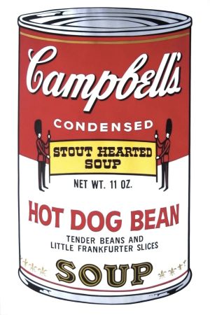 Siebdruck Warhol - Campbell’s Soup Cans II: Hot Dog Bean 59 (AP)