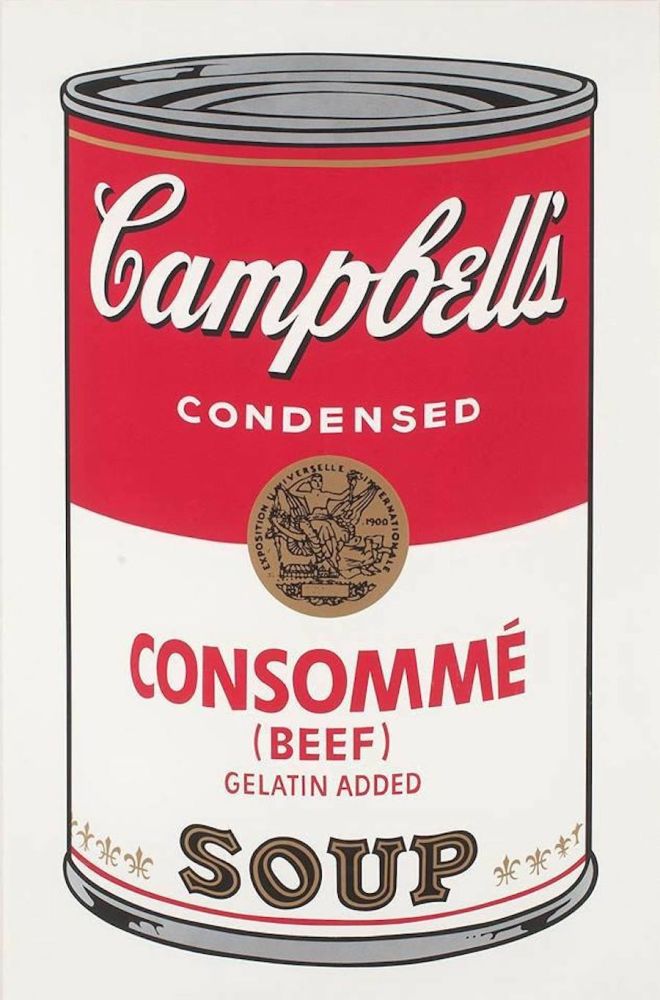 Siebdruck Warhol - Campbell's Soup: Consommé (FS II.52)