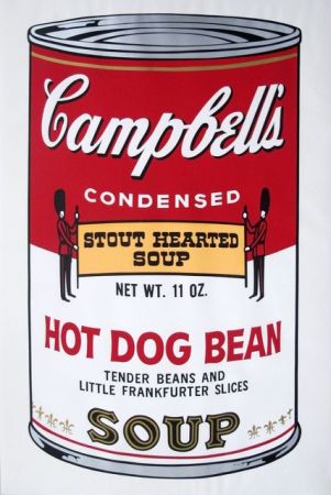 Siebdruck Warhol - Campbell's Soup: Hot Dog Bean