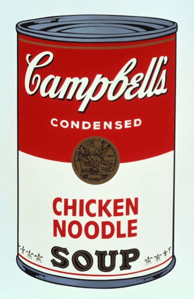 Siebdruck Warhol - Campbell's Soup I, Chicken Noodle