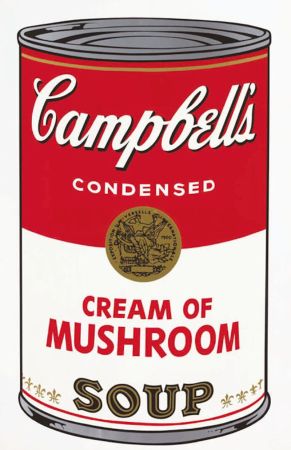 Siebdruck Warhol - Campbell’s Soup I: Cream of Mushrooms