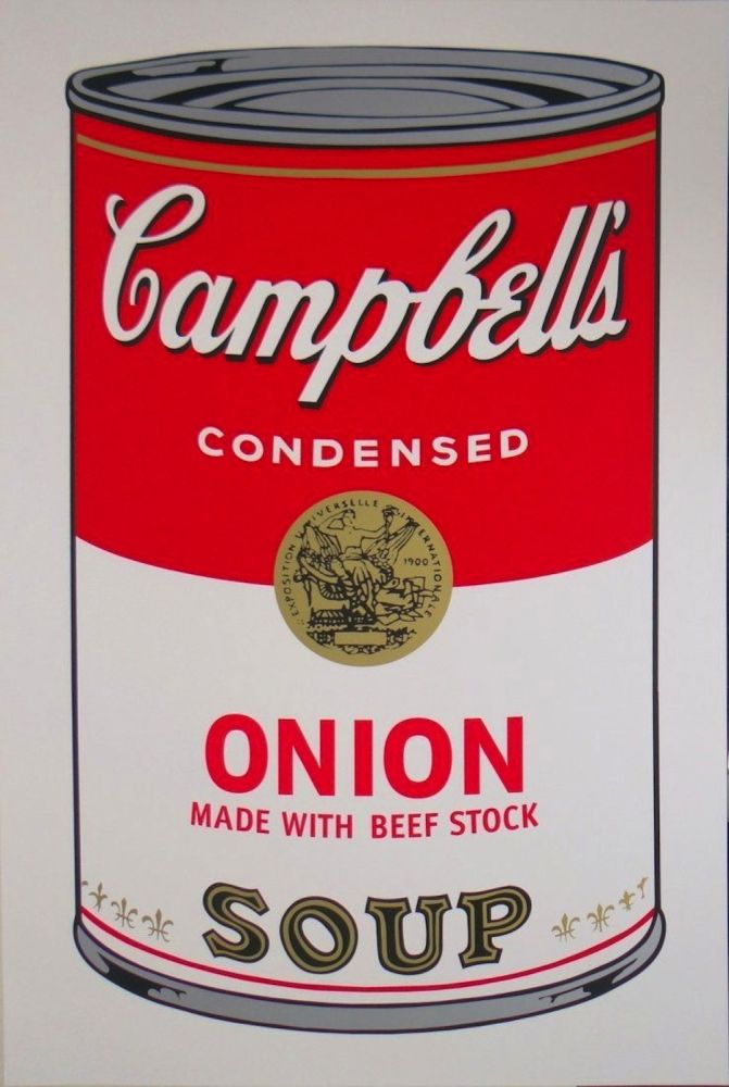 Siebdruck Warhol - Campbell’s Soup I: Onion (FS II.47)