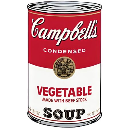 Siebdruck Warhol - Campbell's Soup I: Vegetable (FS II.48)
