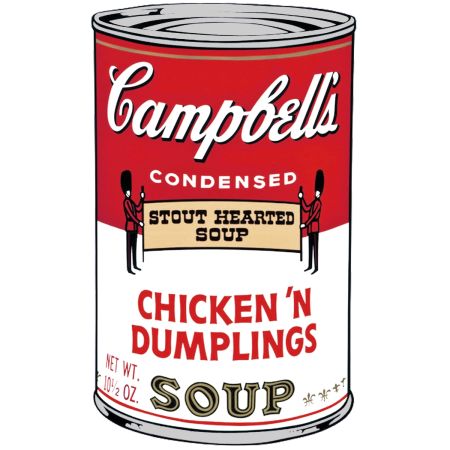 Siebdruck Warhol - Campbells Soup II: Chicken N Dumplings (FS II.58)