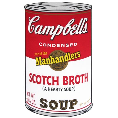 Siebdruck Warhol - Campbells Soup II: Scotch Broth 